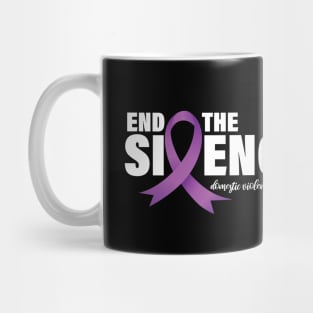 End The Silence Domestic Violence Awareness Mug